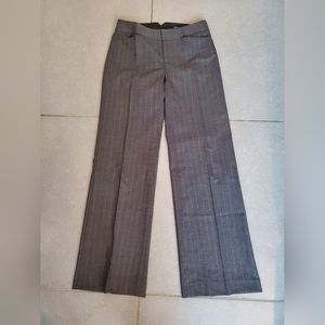CLUB MONACO straight leg wool pinstripe pants size 2